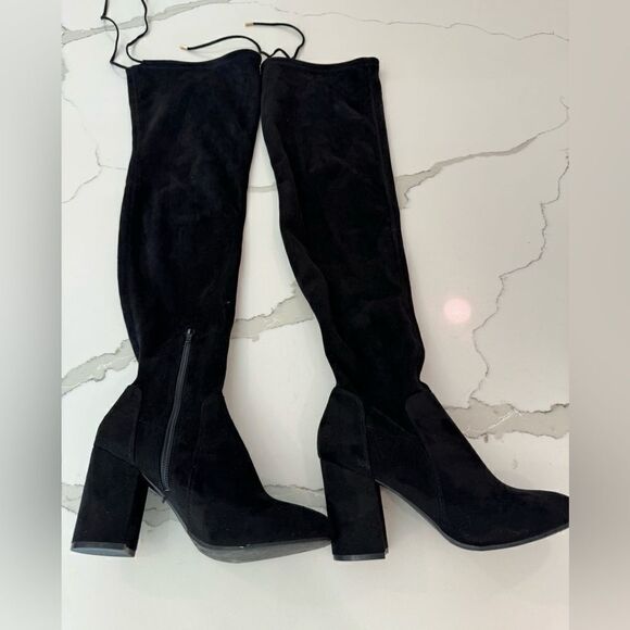 Christian Siriano over the knee boots 3.5 inch heel - Picture 2 of 7